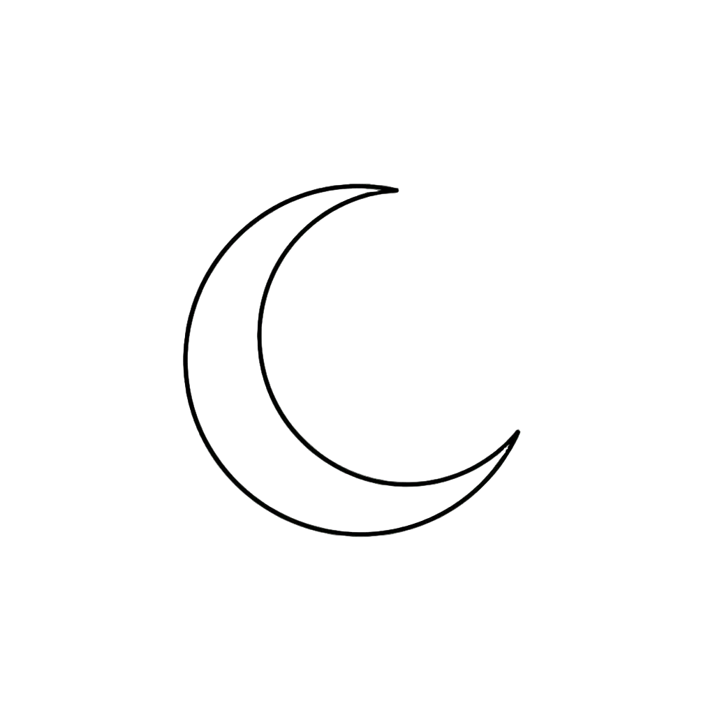 ohne Gesicht oder sonstiges nur der mond 